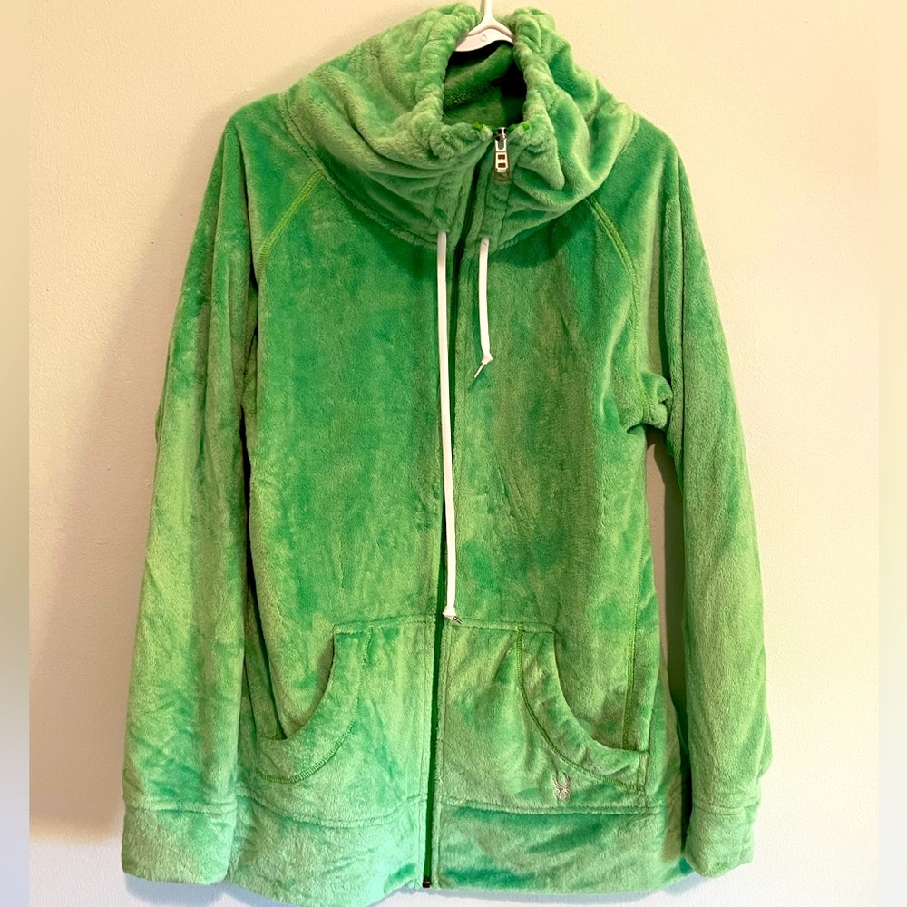 Women’s Spyder Fluffy Zip Up Jacket XL